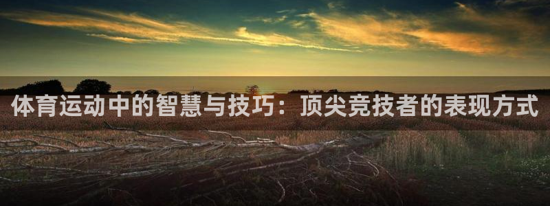 一竞技官方正版app新能源:体育运动中的智慧与技巧:顶尖竞技